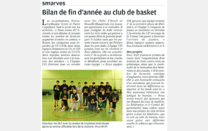 article sur SMARVES BASKET 